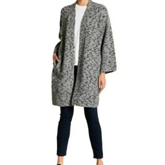 Vince Womens Size Medium Duster Robe Open Duster Cardigan Grey Color - Picture 1 of 12